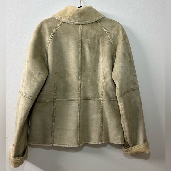 Teddy Lined & Front Suede Jacket - Picture 3 of 3